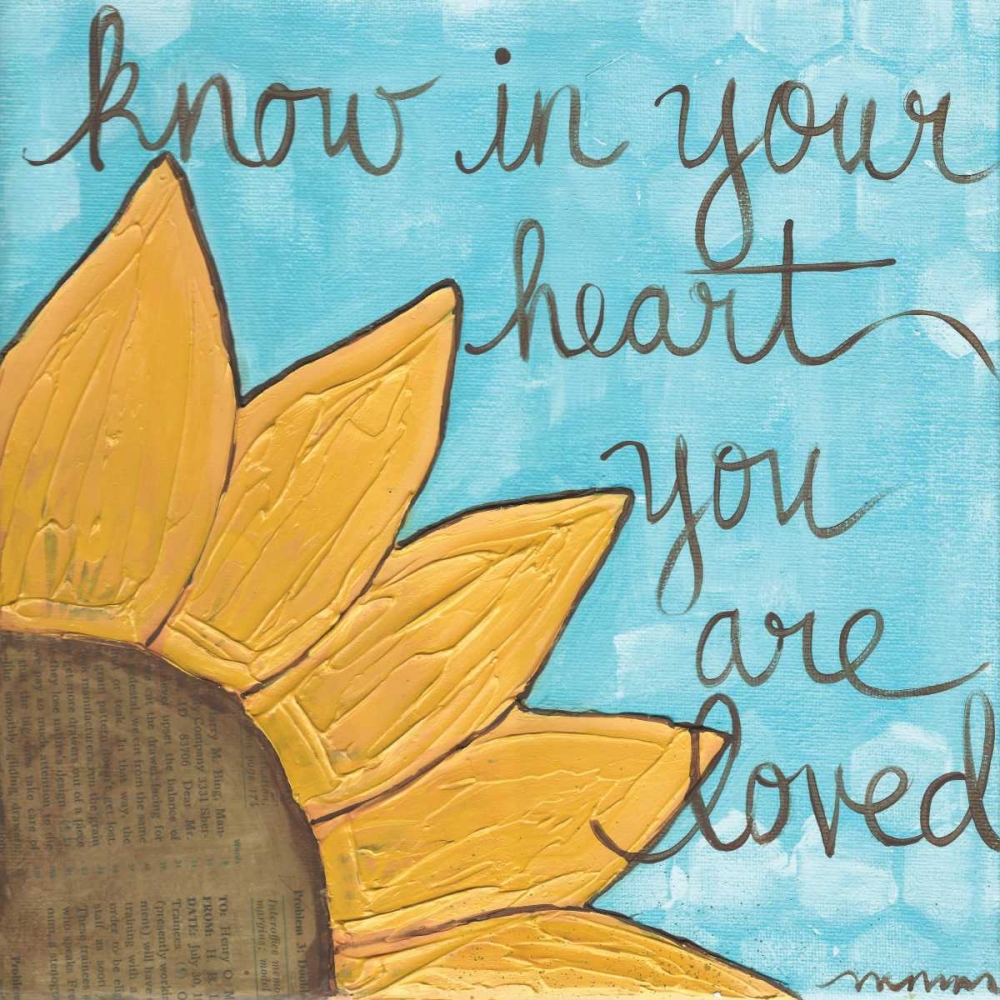 You Are Loved art print by Monica Martin for $57.95 CAD