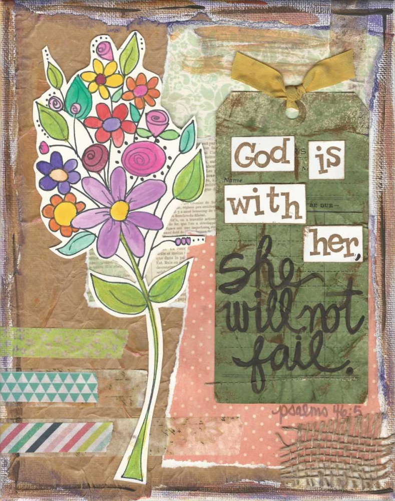 God Is With Her art print by Monica Martin for $57.95 CAD