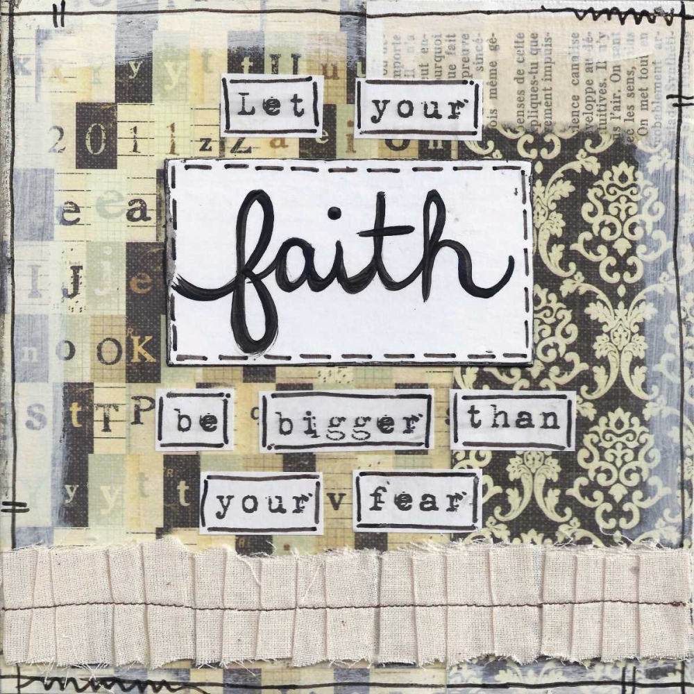 Let Your Faith art print by Monica Martin for $57.95 CAD