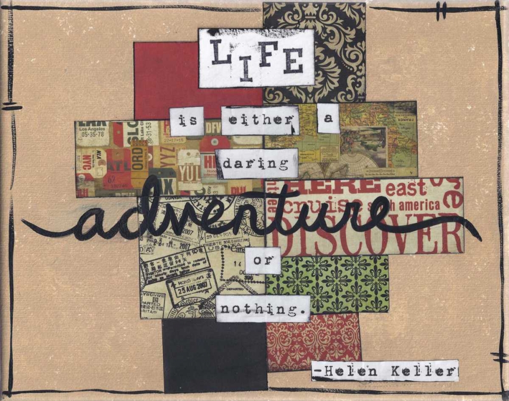 Life Is An Adventure art print by Monica Martin for $57.95 CAD