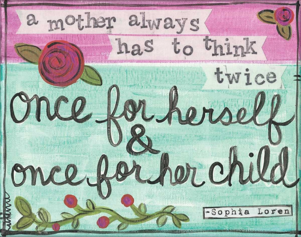 A Mother art print by Monica Martin for $57.95 CAD