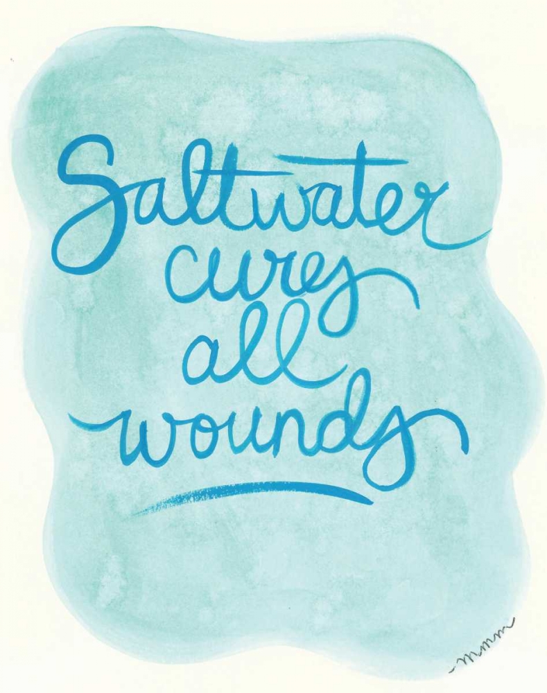 Saltwater art print by Monica Martin for $57.95 CAD