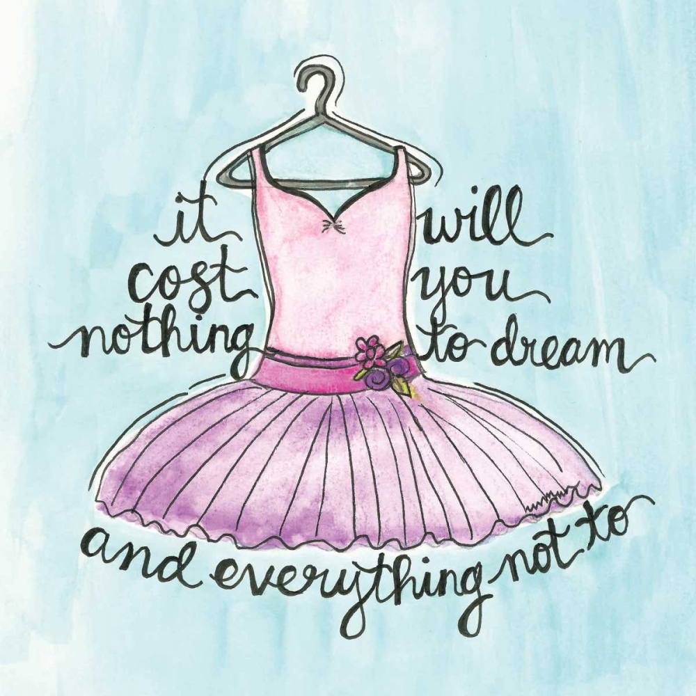 Ballerina art print by Monica Martin for $57.95 CAD