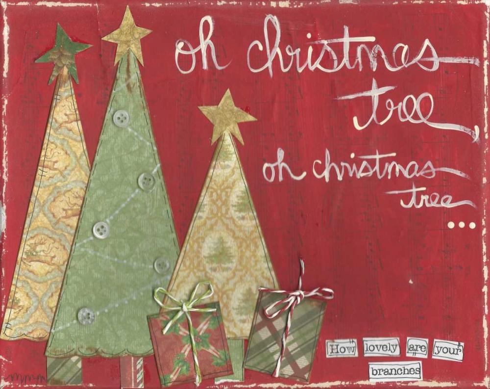Oh Christmas Tree art print by Monica Martin for $57.95 CAD