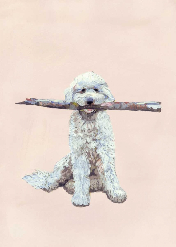 Playful Pups II art print by Debbie Nicholas for $57.95 CAD
