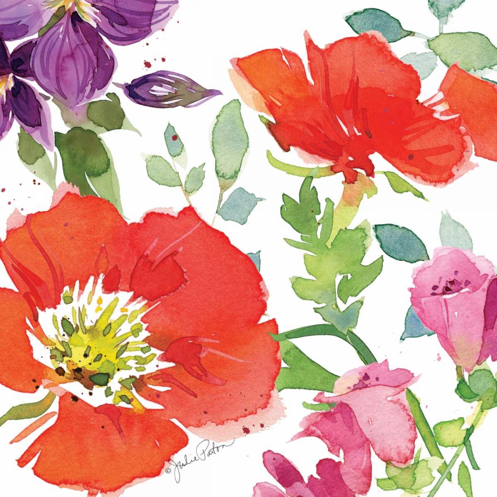 Red Poppies IV art print by Julie Paton for $57.95 CAD