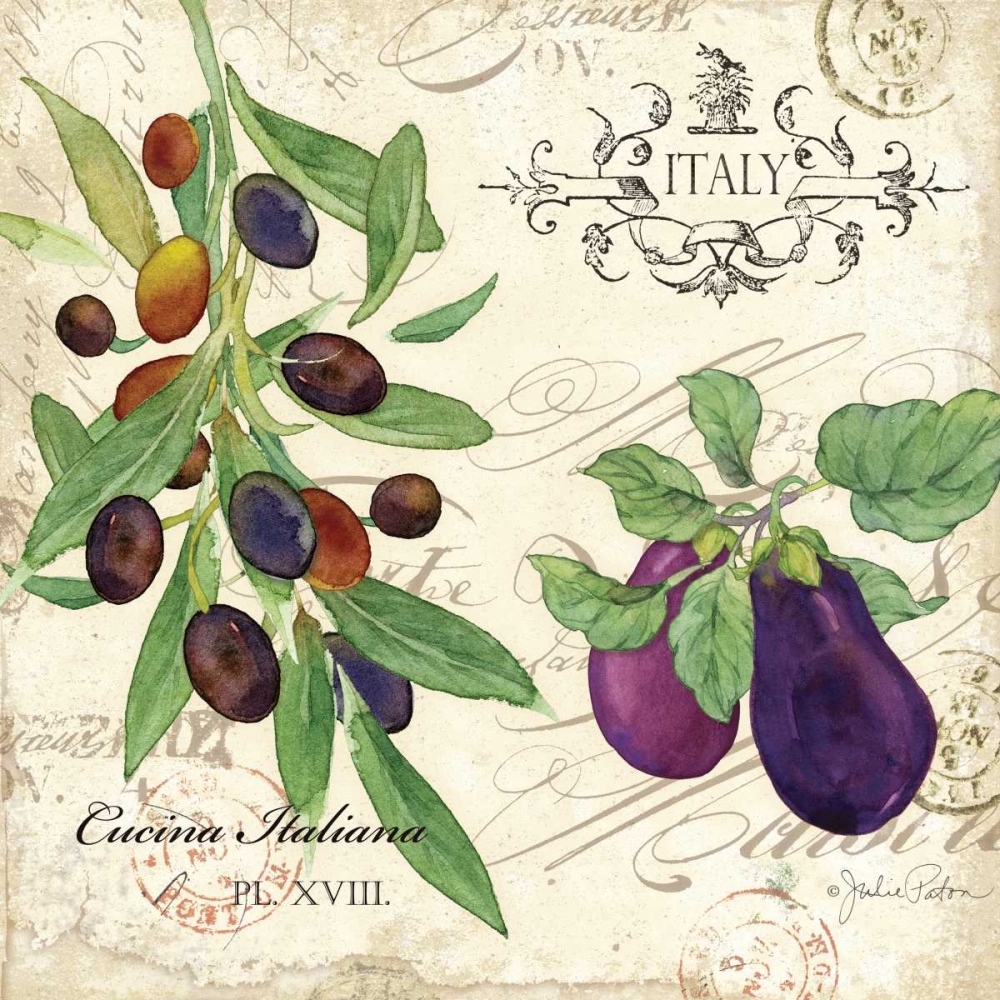 Cucina Italiana IV art print by Julie Paton for $57.95 CAD