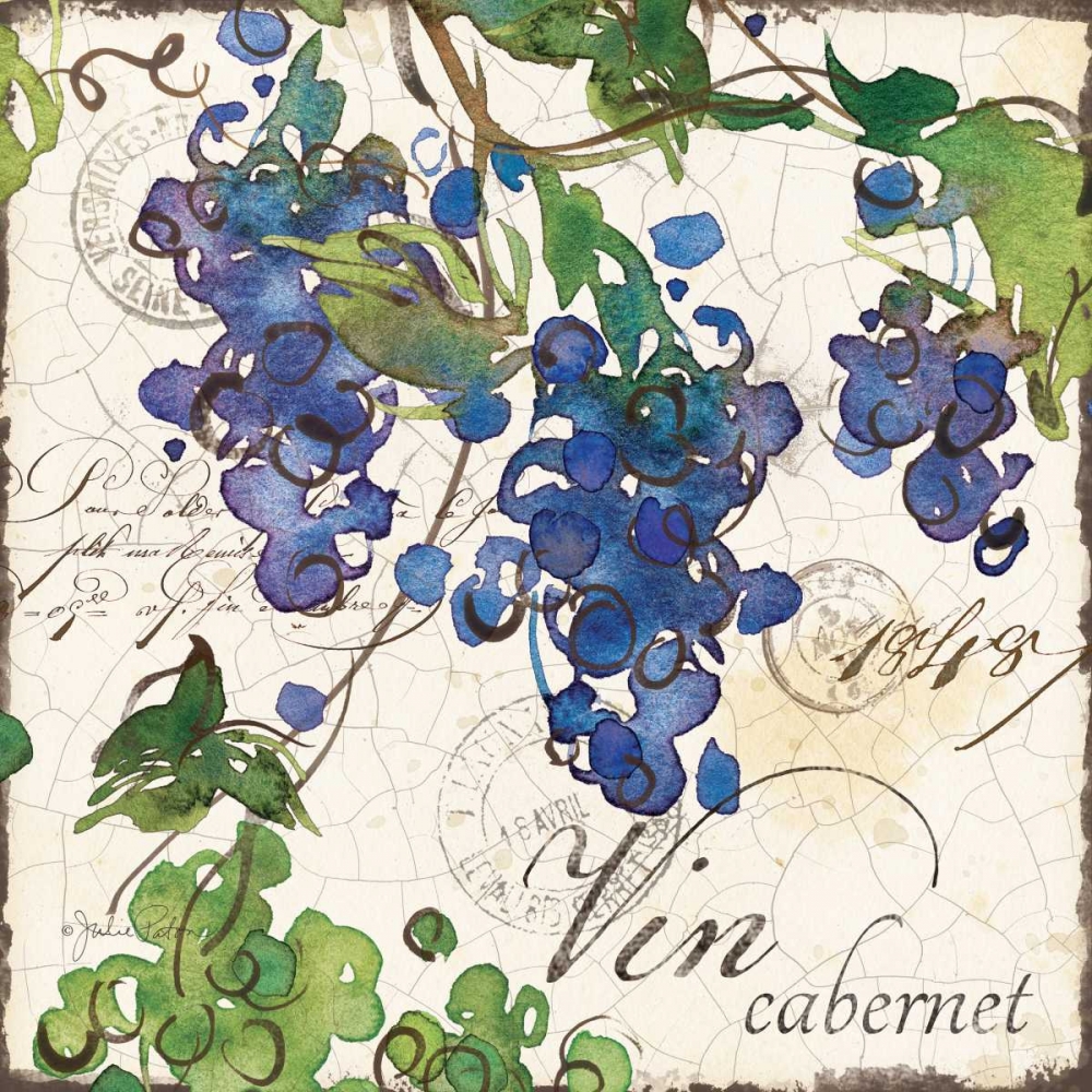 Vin Sq I art print by Julie Paton for $57.95 CAD