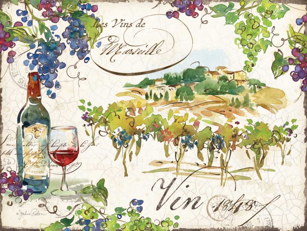 On the Vineyard I art print by Julie Paton for $57.95 CAD