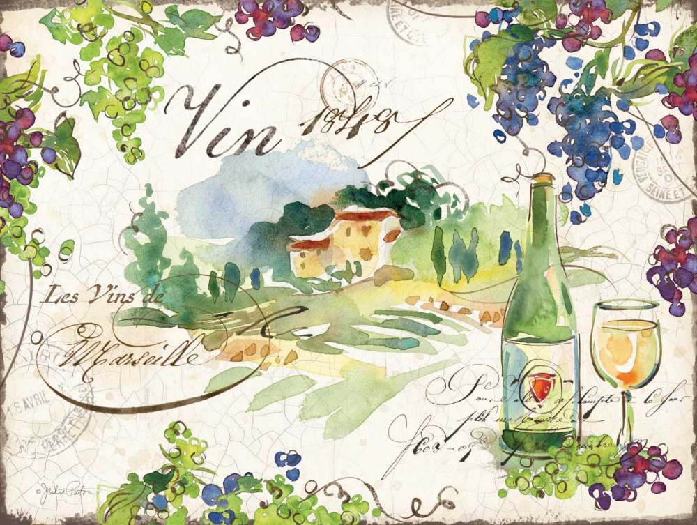 On the Vineyard II art print by Julie Paton for $57.95 CAD