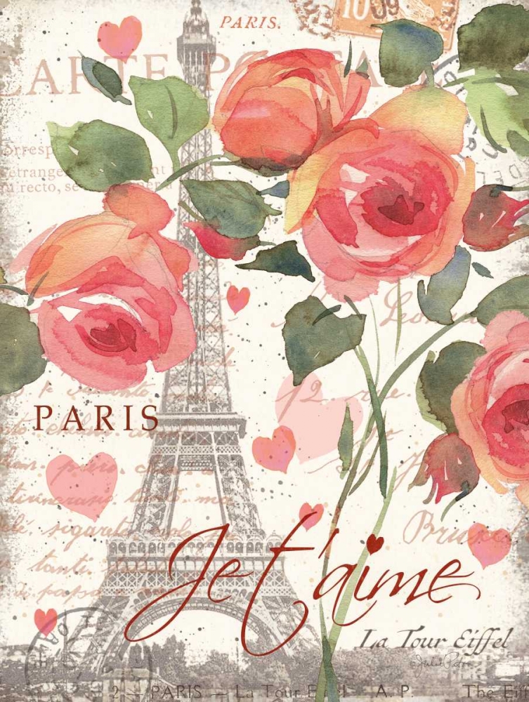 Je Taime I art print by Julie Paton for $57.95 CAD