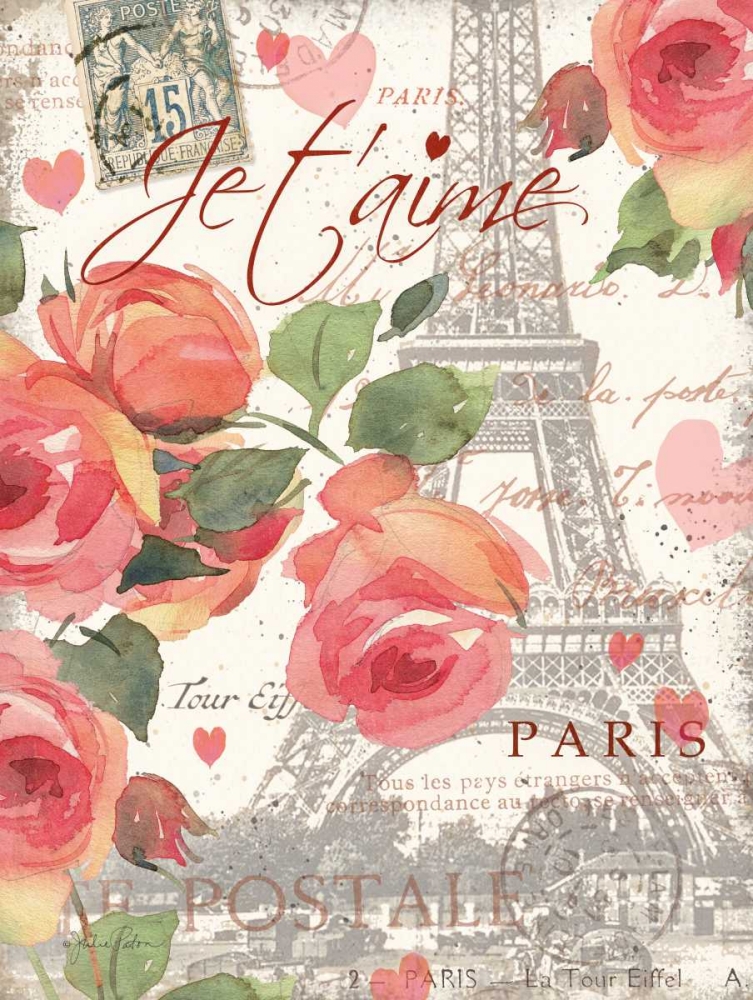 Je Taime II art print by Julie Paton for $57.95 CAD