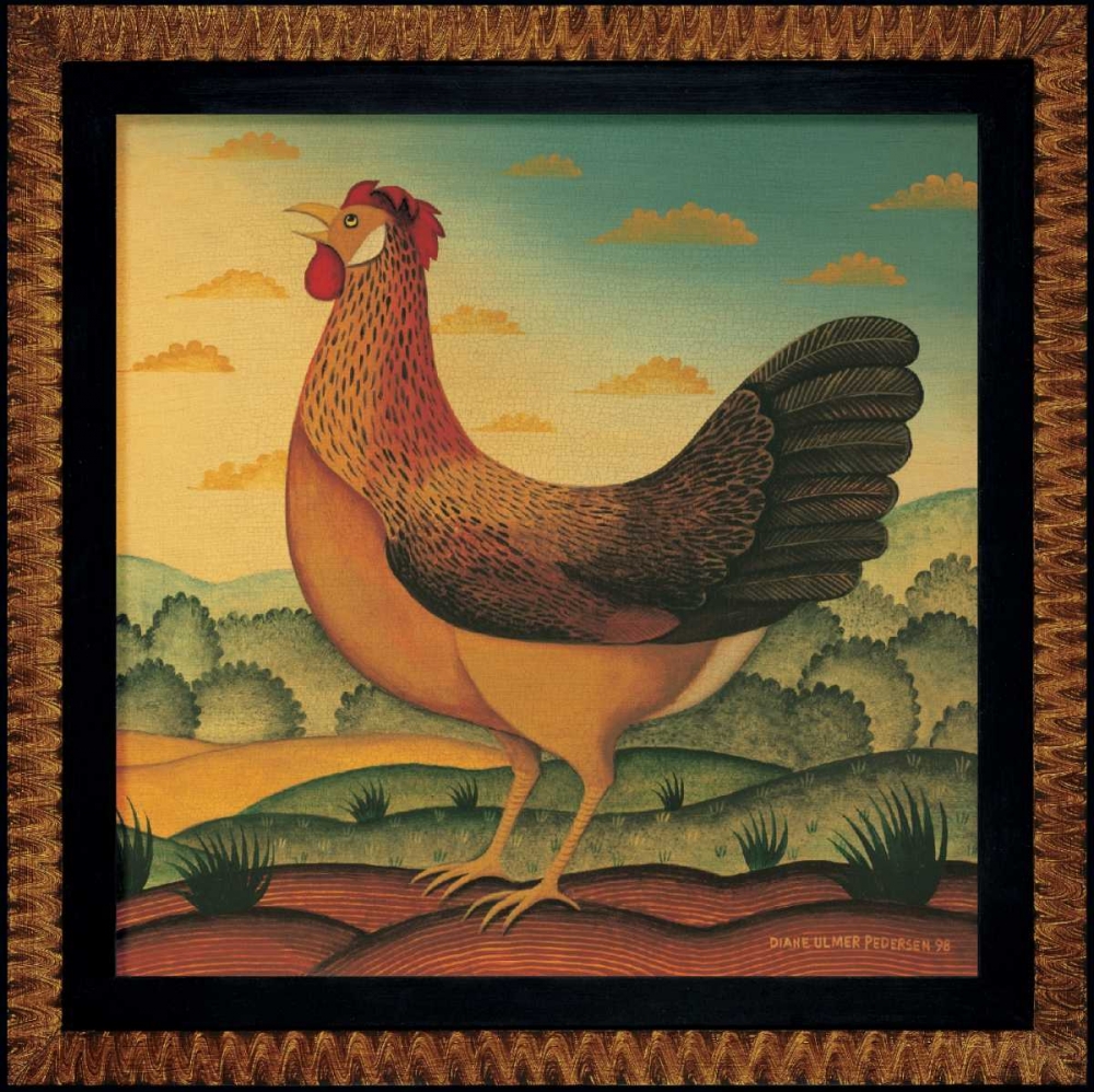 Hen art print by Diane Pedersen for $57.95 CAD