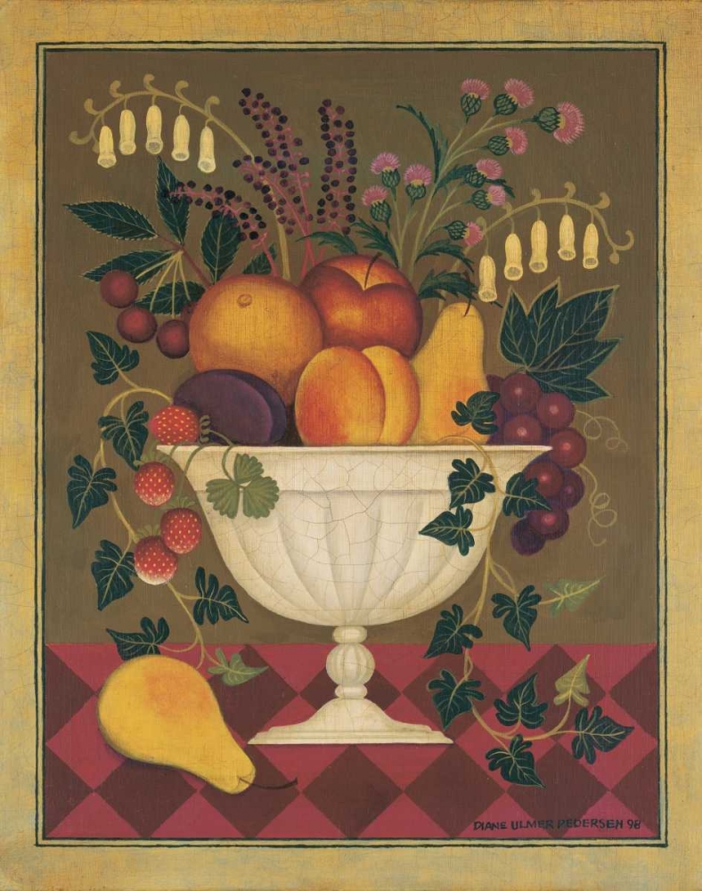 Fruit and Flowers I art print by Diane Pedersen for $57.95 CAD
