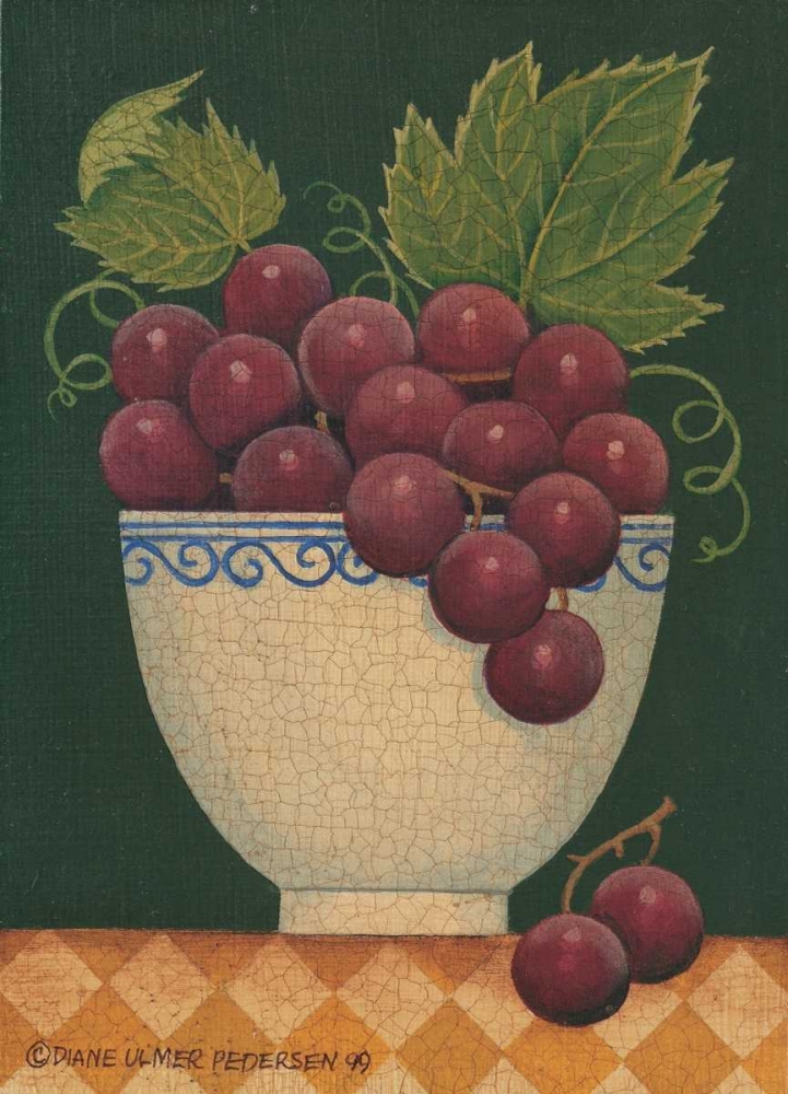 Cup O Grapes art print by Diane Pedersen for $57.95 CAD