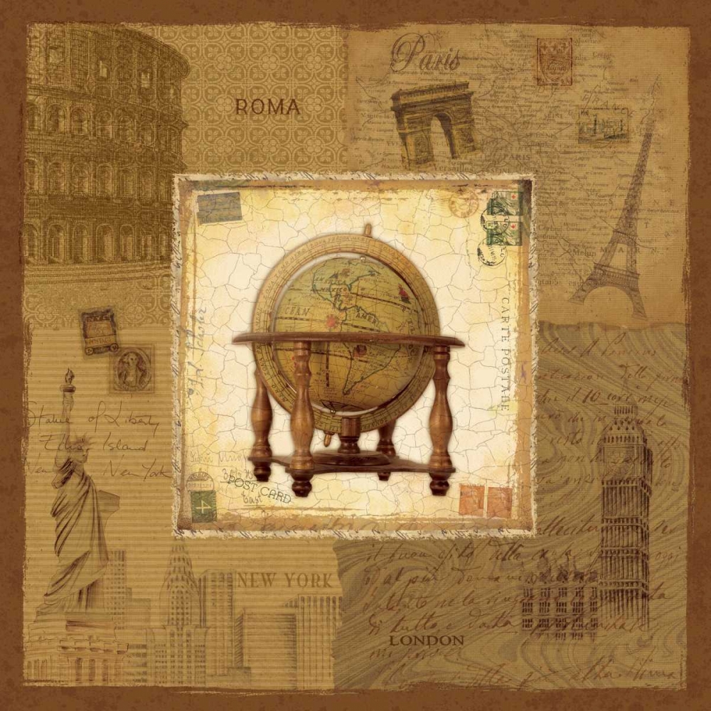 Globe II art print by Pela Design for $57.95 CAD