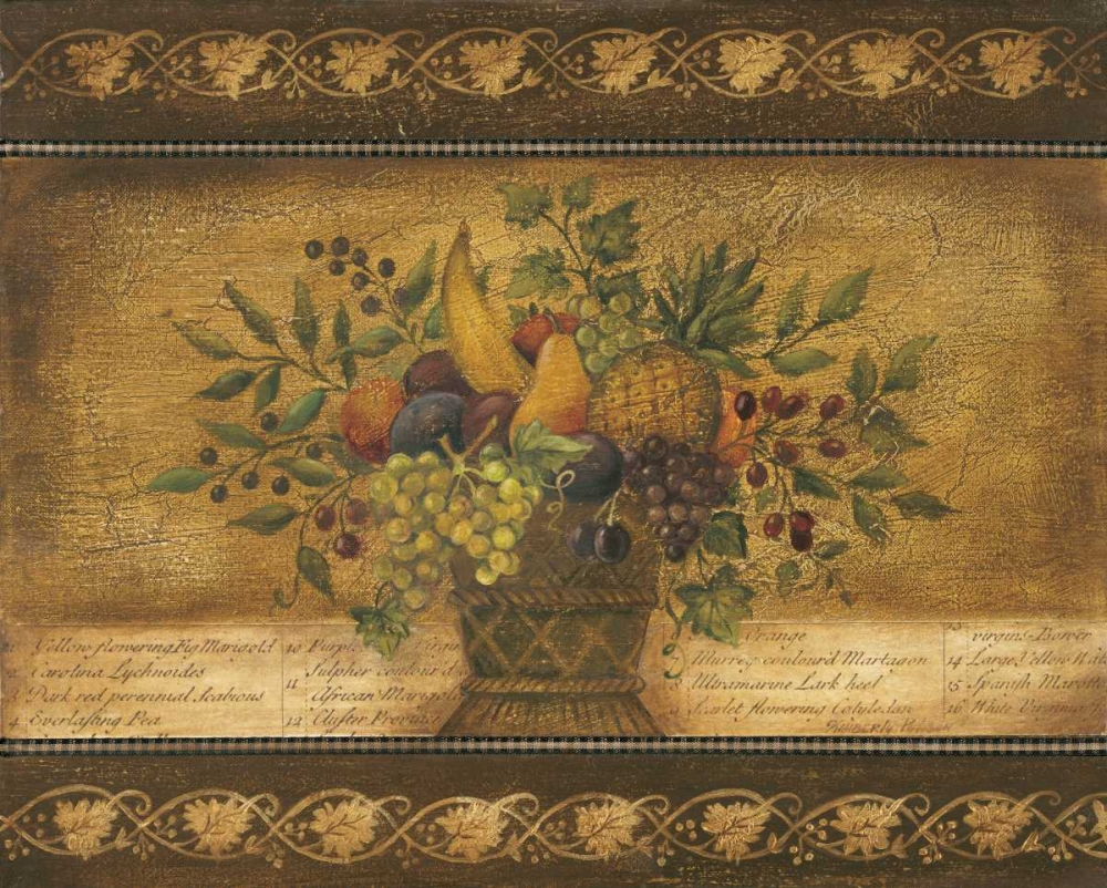 Old World Abundance II art print by Kimberly Poloson for $57.95 CAD
