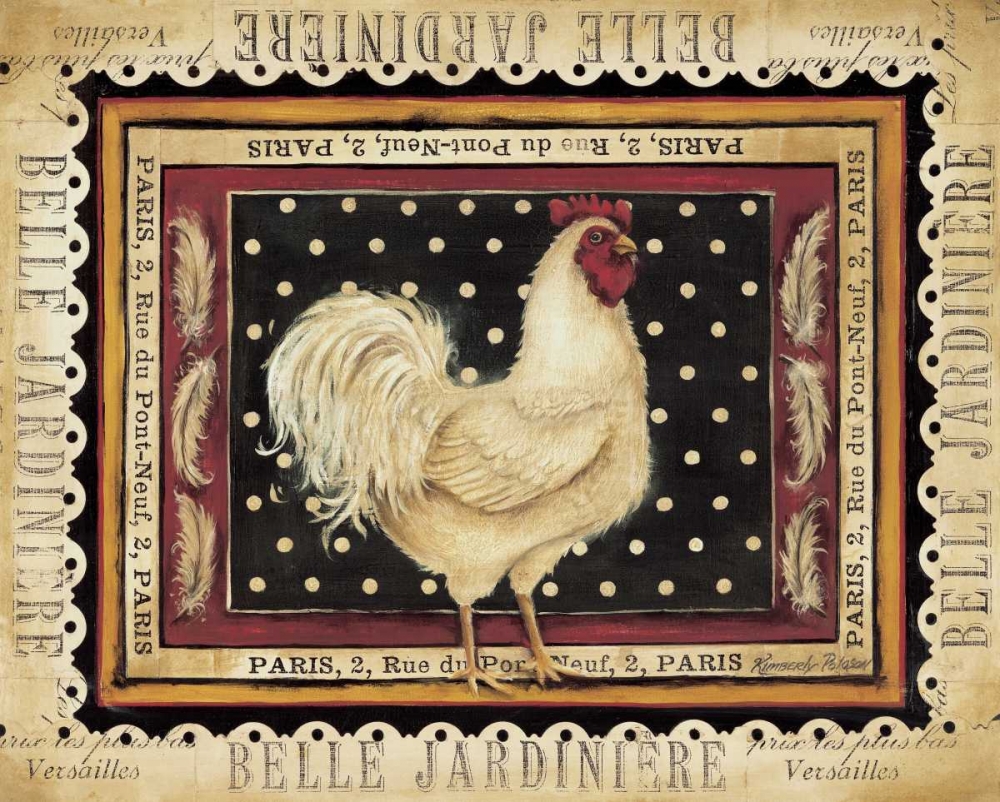 Jaunty Plumerie I art print by Kimberly Poloson for $57.95 CAD