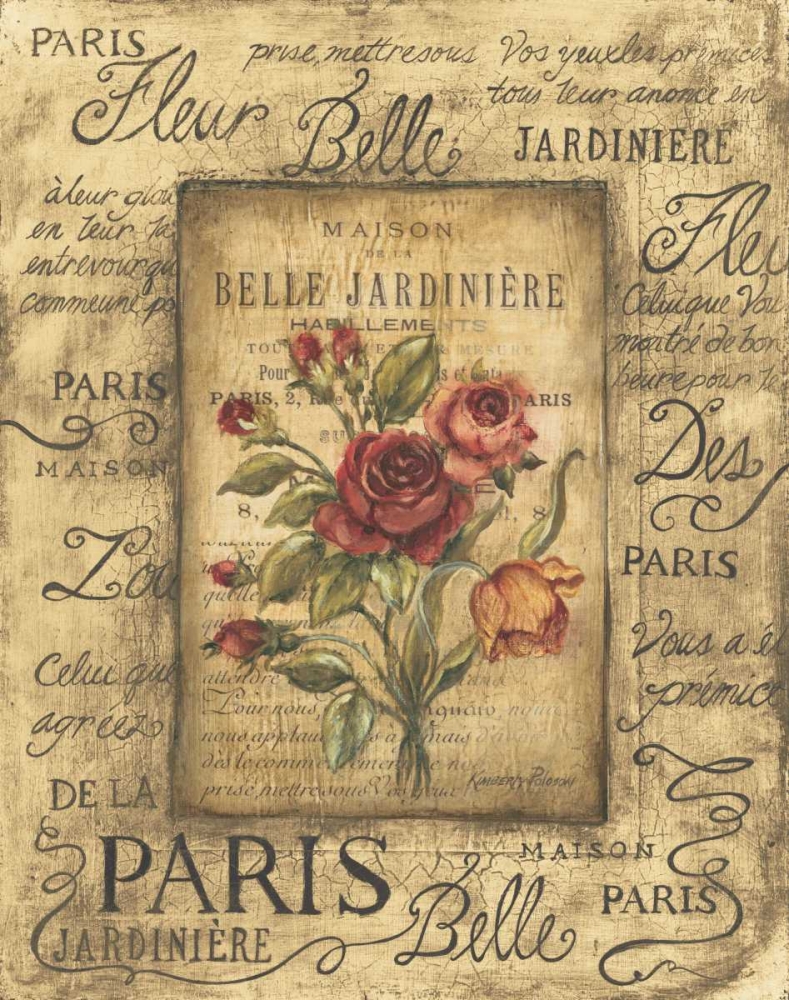 Bel Bouquet I art print by Kimberly Poloson for $57.95 CAD