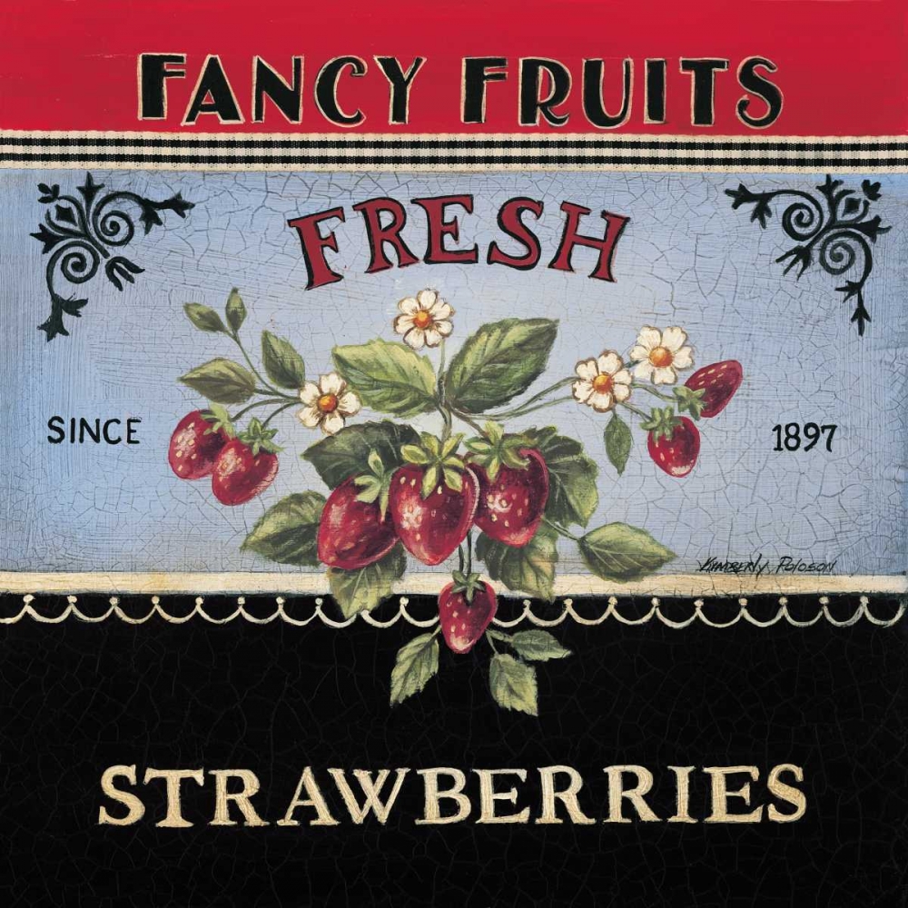 Fresh Strawberries art print by Kimberly Poloson for $57.95 CAD