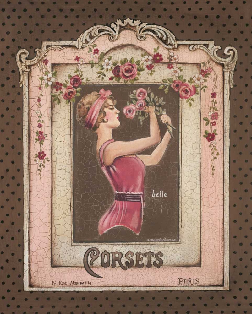 Corsets I art print by Kimberly Poloson for $57.95 CAD