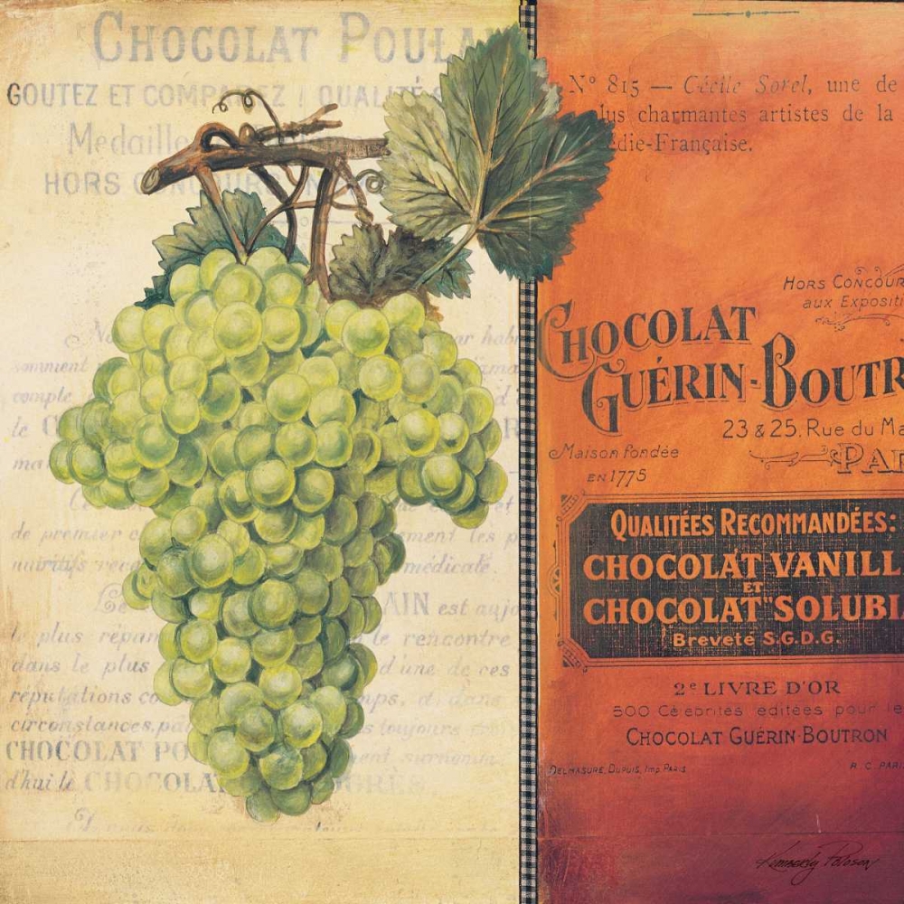 Grapes art print by Kimberly Poloson for $57.95 CAD