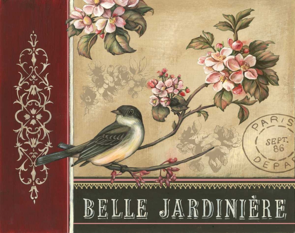 Cherry Blossom Bird art print by Kimberly Poloson for $57.95 CAD