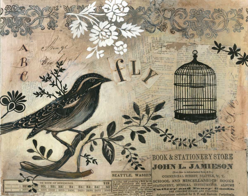 Fly art print by Kimberly Poloson for $57.95 CAD