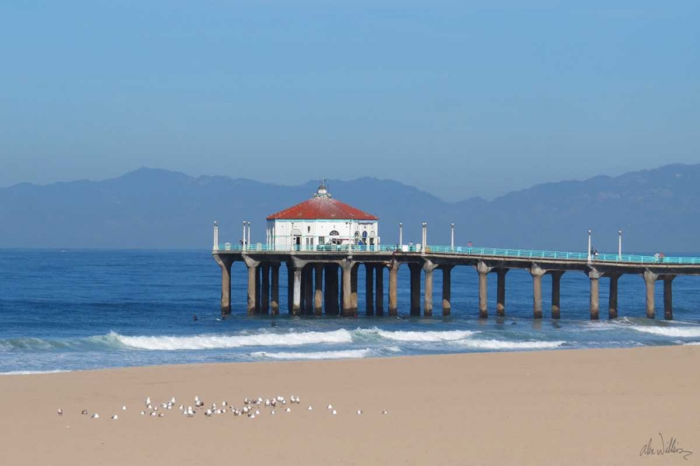 Ocean Pier art print by Alex Williams for $57.95 CAD