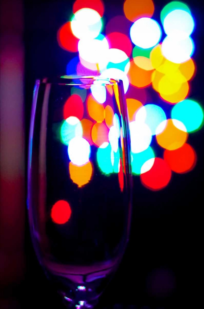 Wine Glass Bokeh art print by Monika Burkhart for $57.95 CAD