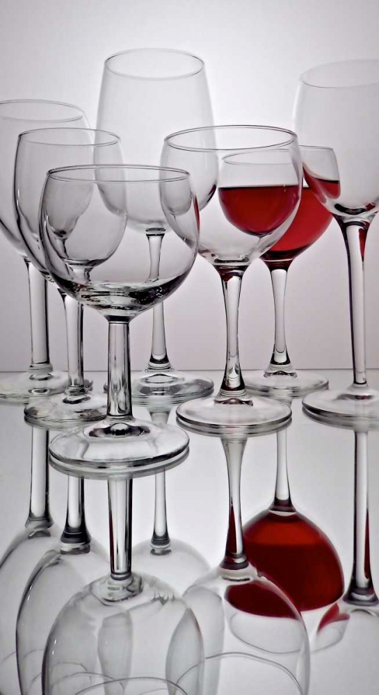 Glass Reflections III art print by Monika Burkhart for $57.95 CAD