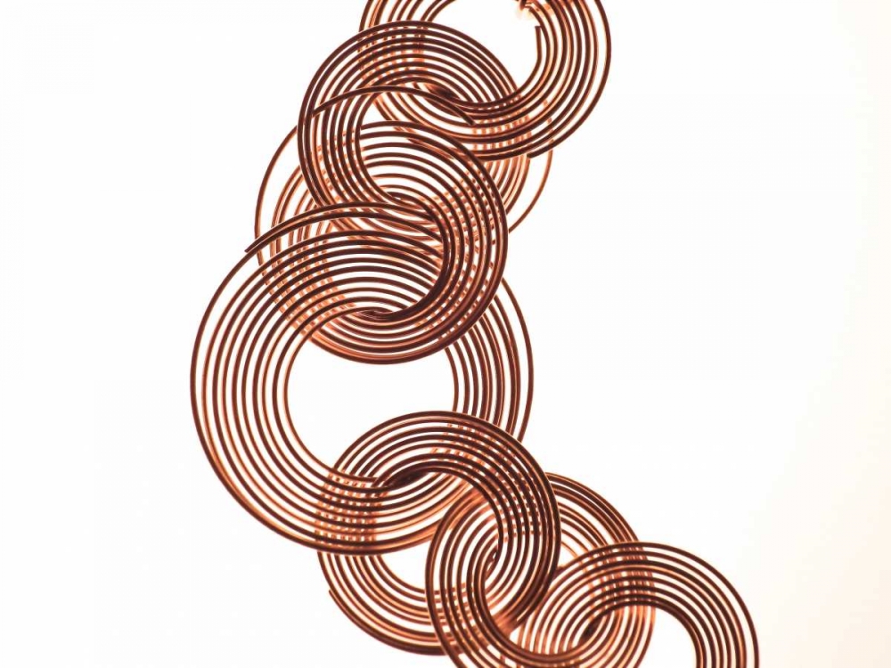 Intertwined Gold V art print by Monika Burkhart for $57.95 CAD