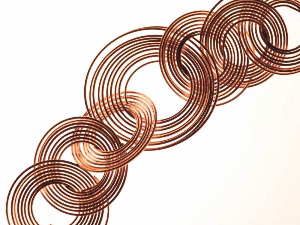 Intertwined Gold VII art print by Monika Burkhart for $57.95 CAD