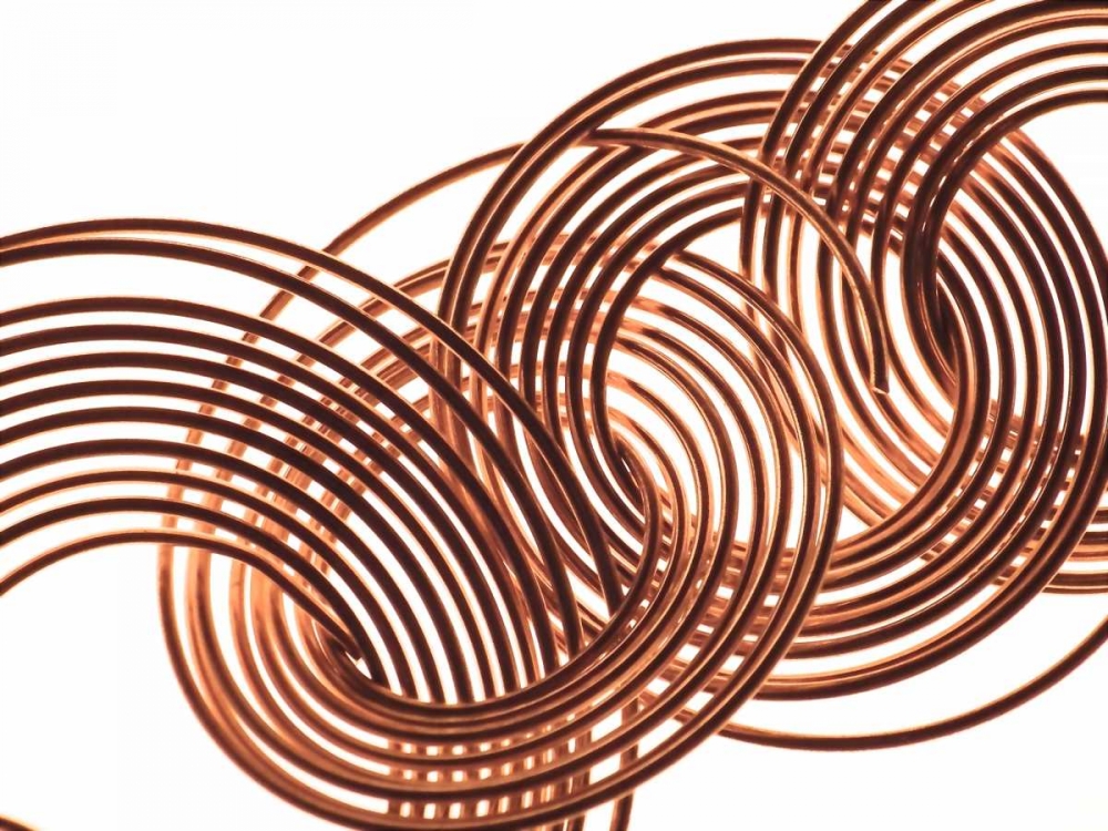 Intertwined Gold VIII art print by Monika Burkhart for $57.95 CAD