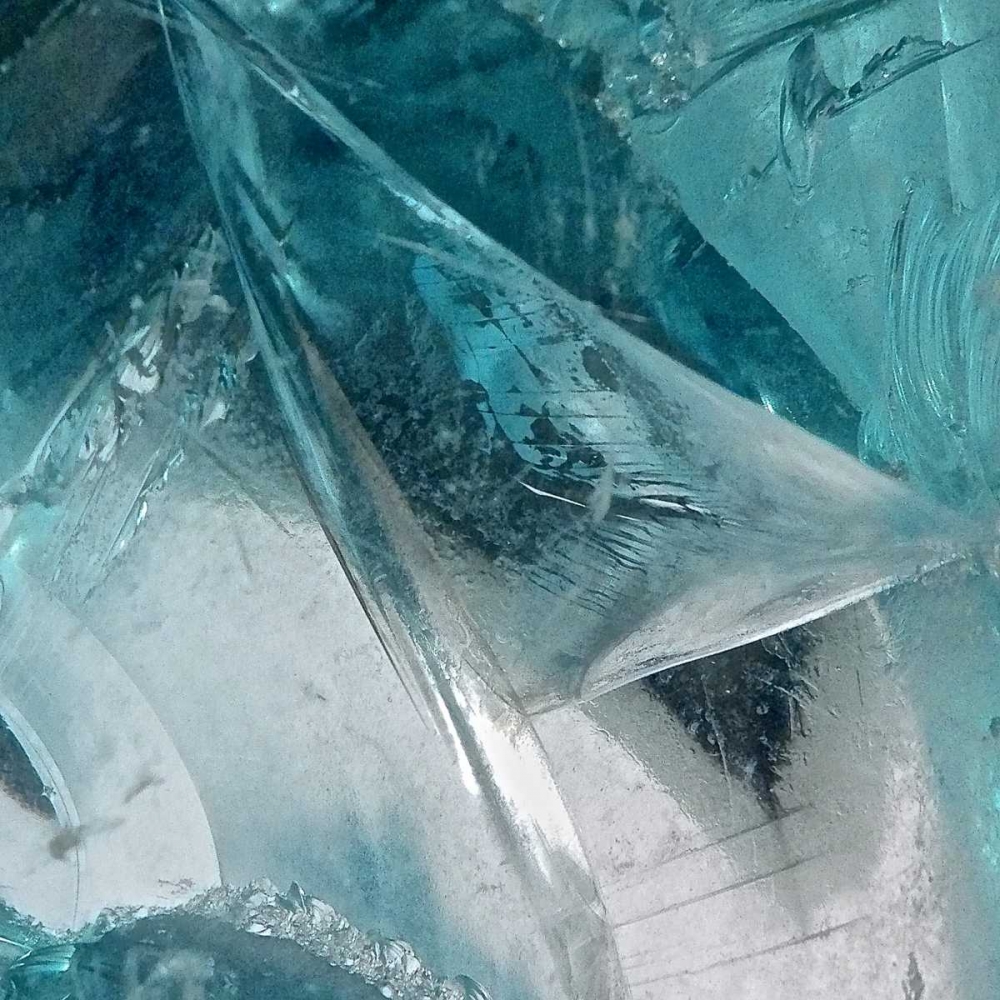 Blue Ice I art print by Monika Burkhart for $57.95 CAD