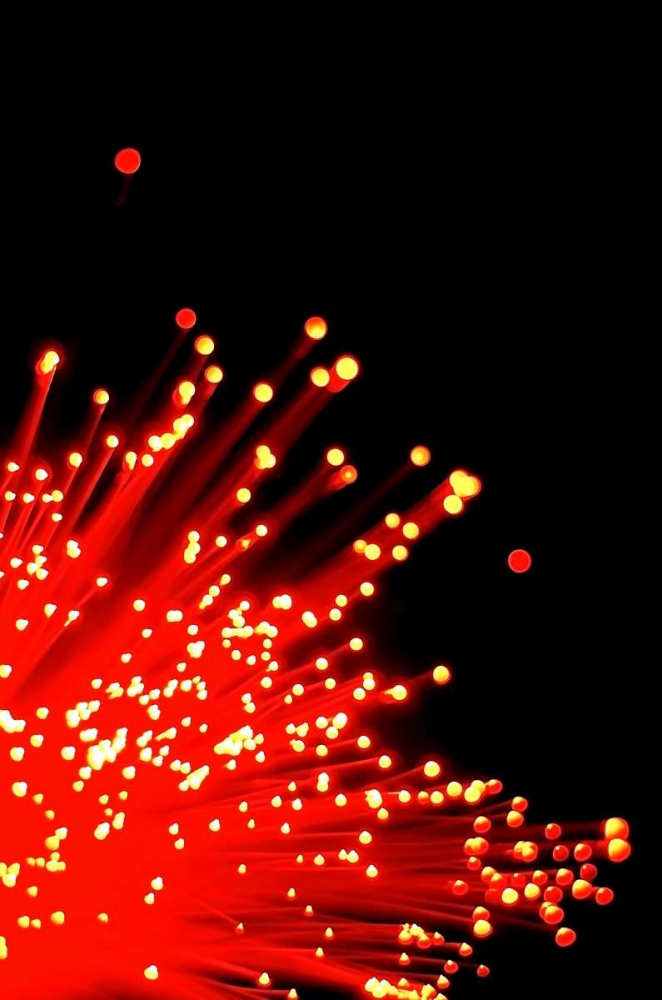 Fire Burst I art print by Monika Burkhart for $57.95 CAD