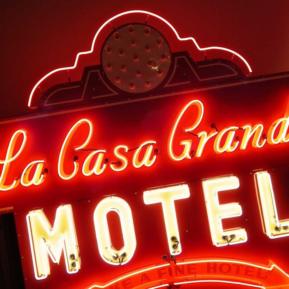 La Casa Grande Motel art print by Monika Burkhart for $57.95 CAD