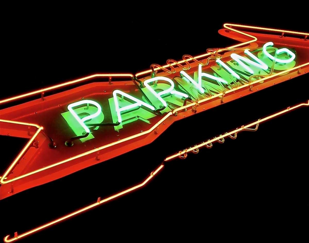 Parking art print by Monika Burkhart for $57.95 CAD