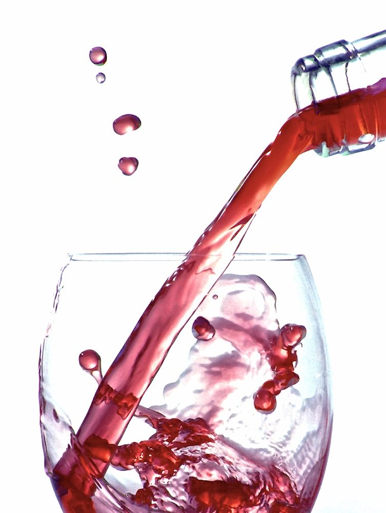 Wine Splash art print by Monika Burkhart for $57.95 CAD