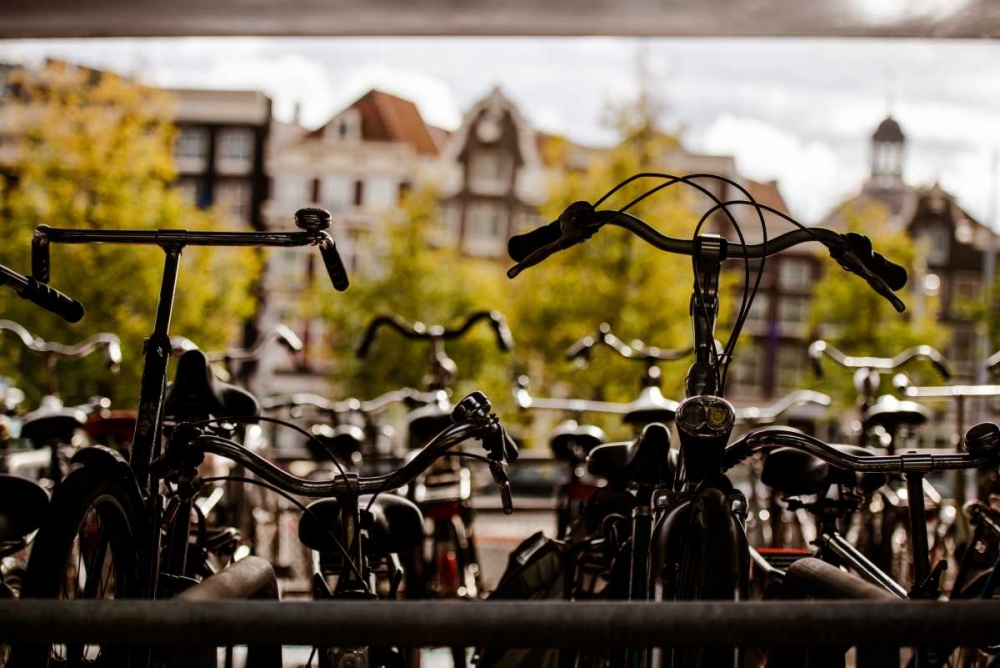 Bicycle Silhouettes art print by Erin Berzel for $57.95 CAD