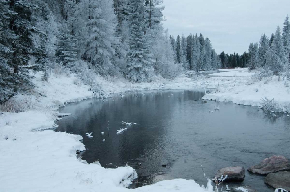Winter on the Lake I art print by Erin Berzel for $57.95 CAD