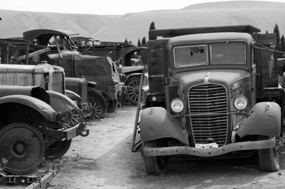 Antique Car Graveyard II art print by Erin Berzel for $57.95 CAD