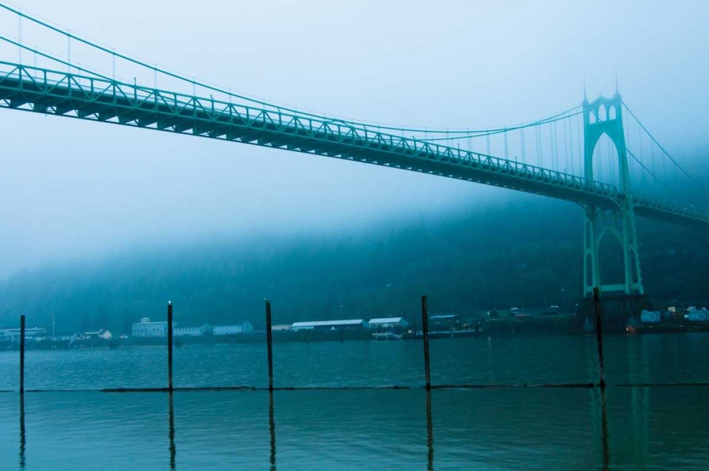 St. Johns Bridge X art print by Erin Berzel for $57.95 CAD