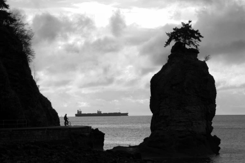 Biking on the Coast art print by Erin Berzel for $57.95 CAD