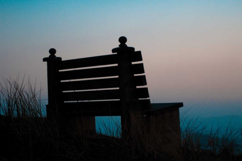 Seaside Bench art print by Erin Berzel for $57.95 CAD