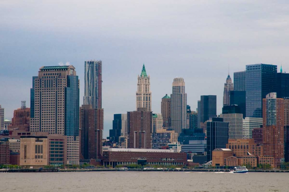 Manhattan Cityscape II art print by Erin Berzel for $57.95 CAD