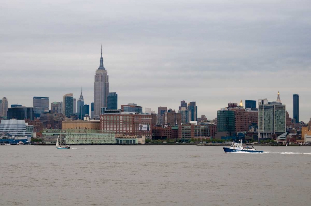 NYC and Hudson River IV art print by Erin Berzel for $57.95 CAD