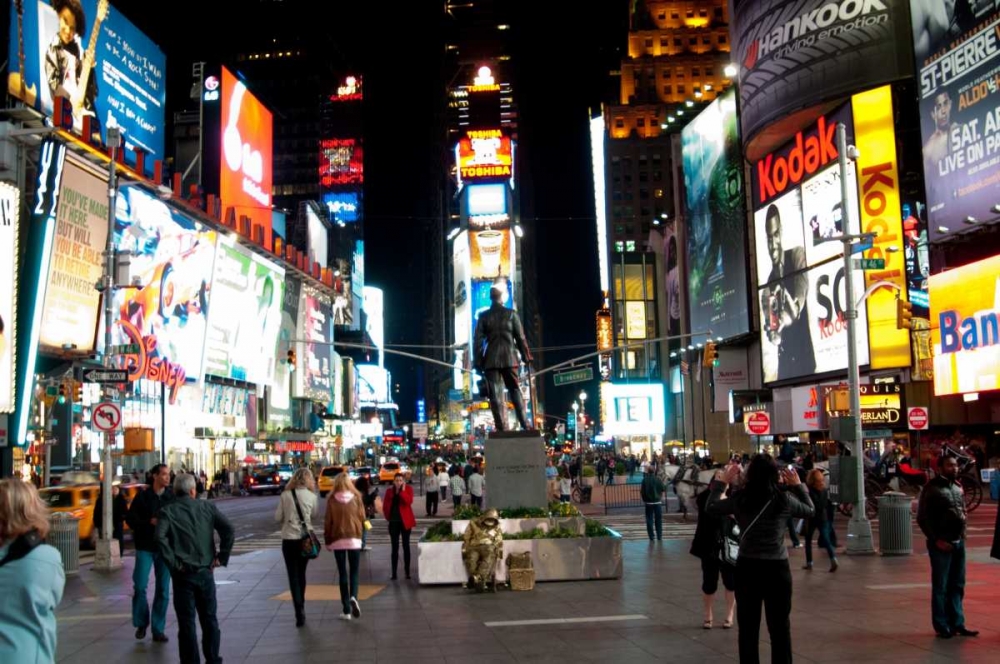 Times Square I art print by Erin Berzel for $57.95 CAD