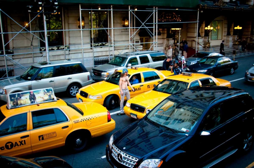 NYC Traffic art print by Erin Berzel for $57.95 CAD