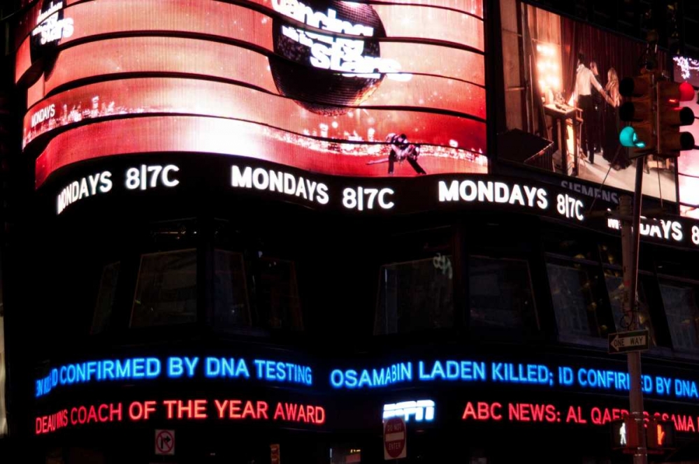 News in Times Square I art print by Erin Berzel for $57.95 CAD